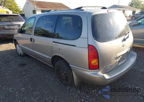 2000 Nissan Quest Gle/Gxe/Se-Cloth/Se-Leather from USA, damaged, VIN 4N2XN11T7YD810015